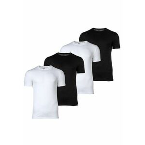 Set de tricouri cu decolteu la baza gatului - 4 piese imagine