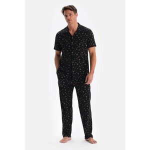 Pijama cu pantaloni lungi - din amestec de modal cu buzunare imagine