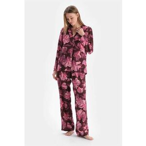 Pantaloni de pijama din viscoza cu imprimeu floral imagine