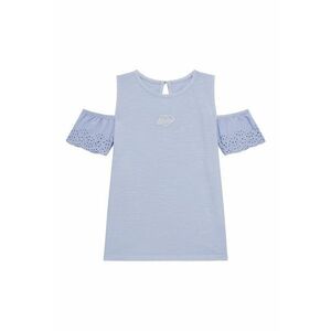 GUESS - Tricou de bumbac cu decupaje pe umeri imagine