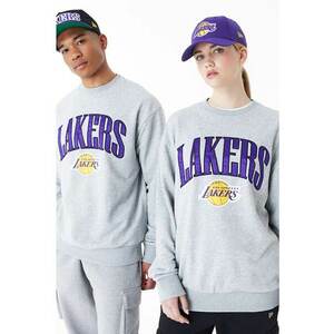 Hanorac unisex cu imprimeu logo LA Lakers imagine
