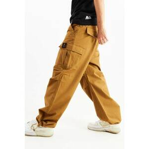 Pantaloni cargo cu aplicatie logo imagine