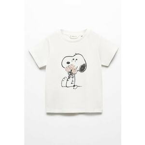 Tricou de bumbac cu imprimeu Snoopy imagine