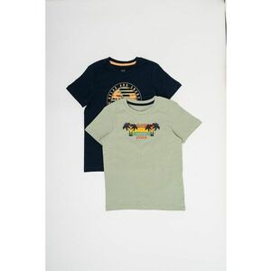 Set de tricouri cu imprimeu grafic - 2 piese imagine