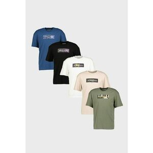 Set de tricouri cu imprimeu logo Aop - 5 piese imagine