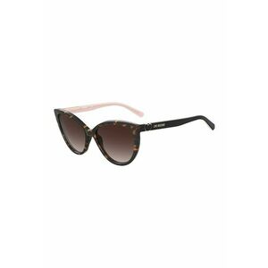 Love Moschino ochelari de soare femei, culoarea maro imagine