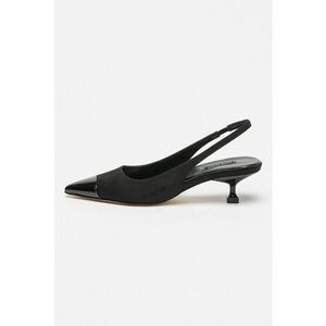 Pantofi slingback cu varf ascutit si toc kitten Work It imagine