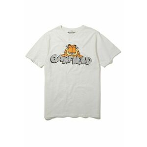 Tricou de bumbac cu imprimeu grafic Garfield Vintage Peeking Logo 5429 imagine