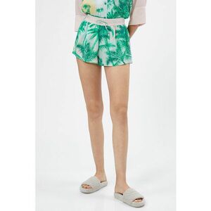 Pantaloni scurti din lyocell cu imprimeu tropical imagine