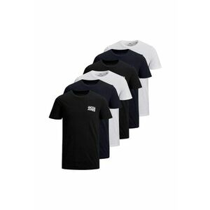 Set de tricouri de bumbac cu logo JJECORP - 6 piese imagine