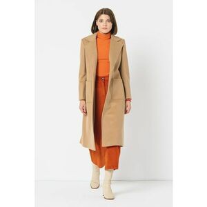 Palton de lana cu model petrecut Runaway imagine
