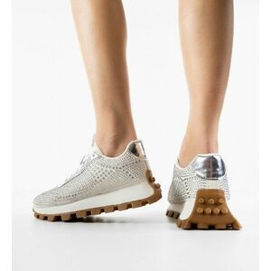 Sneakers dama Arkele Argintii imagine
