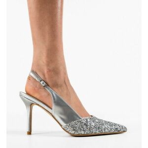 Pantofi dama Aamin Argintii imagine