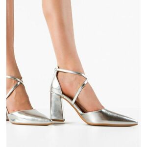 Pantofi dama Nera Argintii imagine