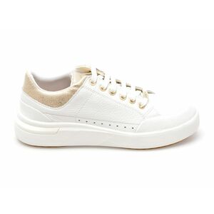 Pantofi casual GEOX albi, D36QFA, din piele naturala imagine