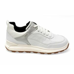 Pantofi GEOX albi, D3626D, din piele naturala imagine