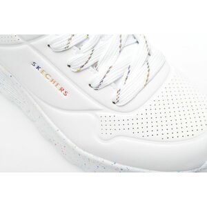 Pantofi SKECHERS albi, UNO LITE, din piele ecologica imagine