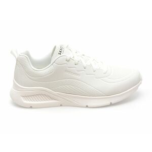 Pantofi sport SKECHERS albi, , din piele ecologica imagine