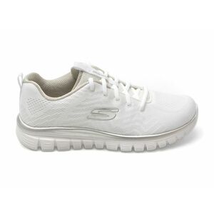 Pantofi sport SKECHERS albi, GRACEFUL, din material textil imagine