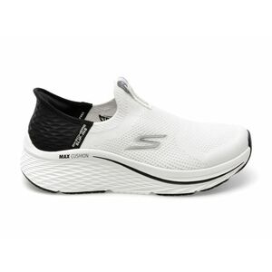 Pantofi sport SKECHERS alb-negru, MAX CUSHIONING ELITE 2.0, din material textil imagine