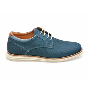 Pantofi OTTER albastri, A36, din nabuc imagine