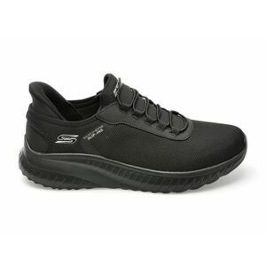 Pantofi sport SKECHERS negri, BOBS SQUAD, din material textil imagine