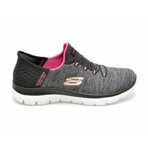 Pantofi sport SKECHERS gri, SUMMITS, din material textil imagine