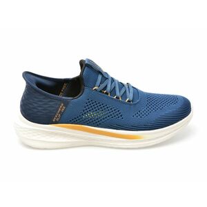 Pantofi sport SKECHERS albastri, SLADE, din material textil imagine