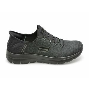 Pantofi sport SKECHERS negri, SUMMITS, din material textil imagine