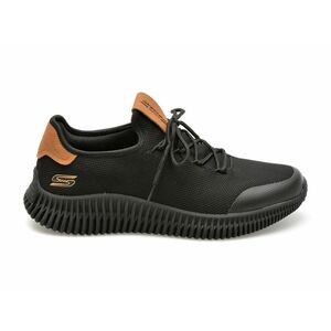 Pantofi sport SKECHERS negri, BOBS GEO, din material textil imagine
