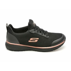 Pantofi sport SKECHERS negri, SQUAD SR, din material textil imagine