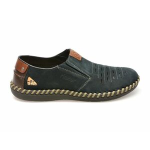 Pantofi casual RIEKER bleumarin, B24571, din piele naturala imagine