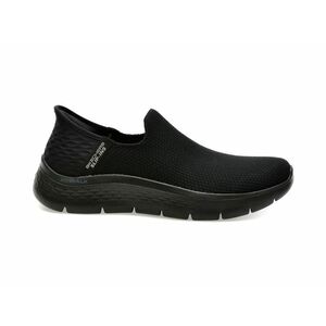 Pantofi sport SKECHERS negri, GO WALK FLEX, din material textil imagine