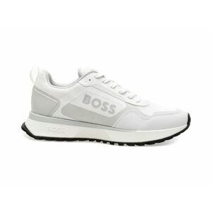 Pantofi sport BOSS albi, 7300, din piele ecologica imagine