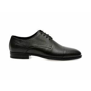 Pantofi eleganti OTTER negri, 1212, din piele naturala imagine