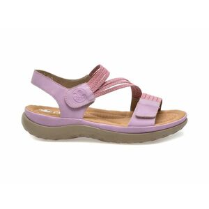 Sandale casual RIEKER mov, 64870, din piele ecologica imagine