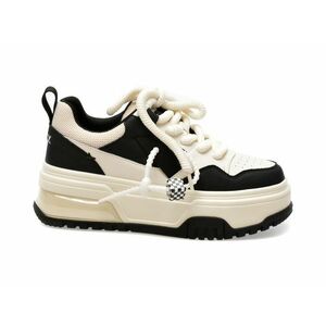 Pantofi sport GRYXX alb-negru, 2822, din piele naturala imagine