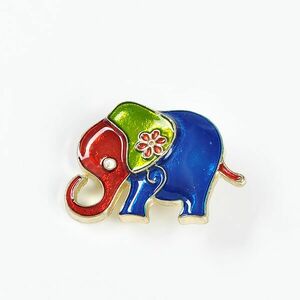 Brosa martisor elefant in 3 culori imagine
