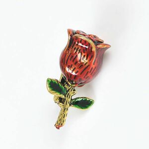 Brosa martisor trandafir grena imagine