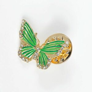 Brosa martisor fluture verde imagine
