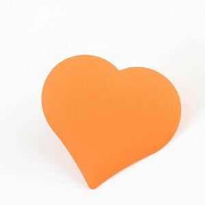 Inel inima portocalie imagine