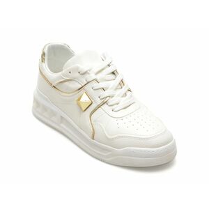 Pantofi casual PESETTO aurii, 2945027, din piele ecologica imagine