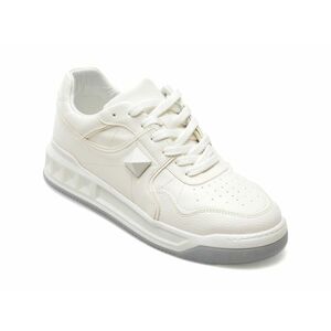 Pantofi PESETTO albi, 2945027, din piele ecologica imagine
