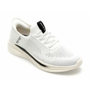 Pantofi sport SKECHERS albi, SLADE, din material textil imagine