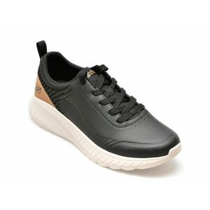 Pantofi sport SKECHERS negri, BOBS SQUAD CHAOS, din piele ecologica imagine