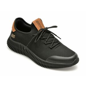 Pantofi sport SKECHERS negri, BOBS GEO, din material textil imagine