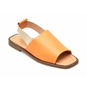 Sandale casual FLAVIA PASSINI portocalii, 5001802, din piele naturala imagine