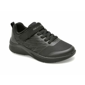 Pantofi sport SKECHERS negri, MICROSPEC, din material textil imagine
