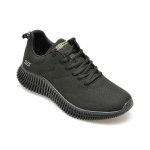 Pantofi sport SKECHERS negri, BOBS GEO, din piele ecologica imagine