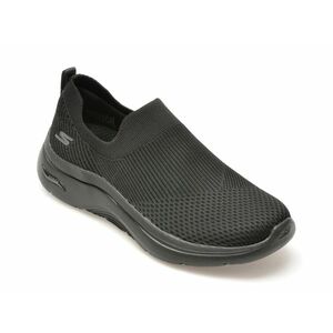 Pantofi sport SKECHERS negri, GO WALK ARCH FIT 2.0, din material textil imagine